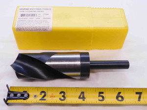 MORSE CUTTING TOOLS 1 1/8 O.D. HSS SILVER & DEMING DRILL BIT 1/2 SHANK 1.125 - DCT-NS1924