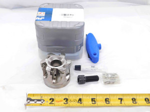 ISCAR 2 1/2 O.D. FACE MILL ?FFQ4 D2.5-6-1.00-12 1" PILOT 6 POCKETS SOMT 120516HP - DM2660BM5