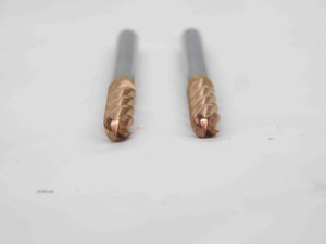 2pcs. NEW ACCUPRO 3/16 O.D. 5/8 LOC TiCN BALL NOSE CARBIDE END MILL 4 FL 7767510 - DM2684CG5
