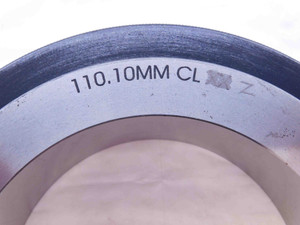 110.100 CL Z MASTER PLAIN BORE RING GAGE 110.000 +.100 110 mm 4.3346 110.10