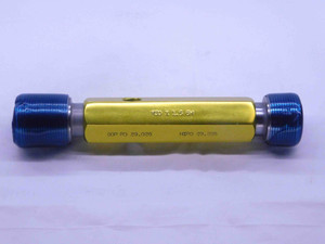 M30 X 1.5 6H METRIC THREAD PLUG GAGE 30 GO NO GO P.D.'S = 29.026 & 29.226 CHECK - DW37184CT4
