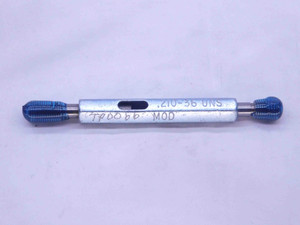 .210 36 UNS MODIFIED THREAD PLUG GAGE .21 .2100 GO NO GO P.D.'S = .192 & .197 - DW37203CT4