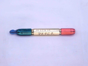 M2 X .4 5H METRIC THREAD PLUG GAGE 2 0.4 GO ONLY P.D. = 1.740 INSPECTION CHECK - DW37221SLW