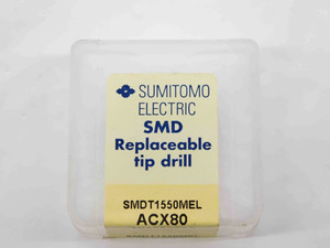 1pc SUMITOMO ELECTRIC SMDT1550MEL ACX80 CARBIDE DRILL TIP INSERT 15.5mm DIA - DM2727CG5