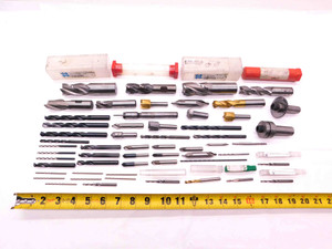 LARGE LOT OF HSS MACHINIST TOOLING END MILLS DRILLS COUNTERSINKS CUTTERS ARBORS - BR10576LVR