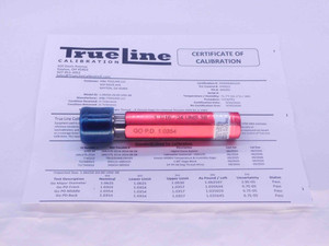 CERTIFIED 1 1/16 24 UNS 3B THREAD PLUG GAGE 1.0625 GO ONLY P.D. = 1.0354 3B 2B - DW37256TLC