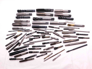 LARGE LOT OF VARIOUS SIZES AND TYPES OF HSS TAPS SPIRAL STRAIGHT CNC MACHINIST - BR10588BM4