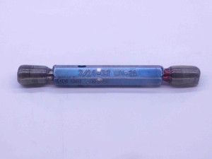 7/16 32 UN 2B THREAD PLUG GAGE .4375 GO NO GO P.D.'S = .4172 & .4216 INSPECTION - DW37325CQ5