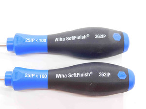 2pcs. WIHA QUALITY TOOLS 362IP SOFTFINISH TORX PLUS 25IP X 100 DRIVERS IP25X100 - DCT-DM2833