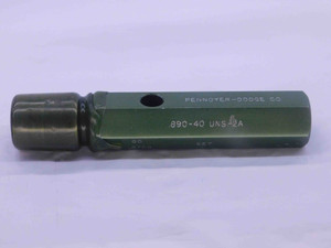 .890 40 UNS 2A SET THREAD PLUG GAGE .89 .8900 GO ONLY P.D. = .8728 57/64 CHECK - DW37403SLW