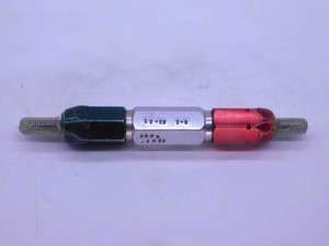 12 28 UNF 2B SPECIAL VERMONT THREAD PLUG GAGE #12 .216 GO NO GO = .1956 & .1970 - DW37445CQ5