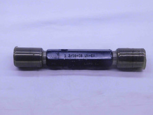 1 3/16 16 UN 2A PREPLATE SET THREAD PLUG GAGE 1.1875 GO NO GO = 1.1430 & 1.1387 - DW37460CQ5