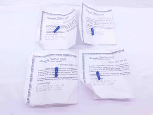 NEW 4pcs 6 32 UNC 2B THREAD PLUG GAGE #6 .138 GO ONLY P.D. = .1177 2B OR 3B - DW37473SLW