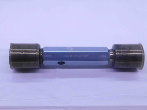 1 7/16 20 UN 2A VERMONT SET THREAD PLUG GAGE 1.4375 GO NO GO = 1.4036 & 1.3988 - DW37490CQ5