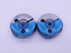 10 24 UNC 2A LEFT HAND THREAD RING GAGES #10 .190 GO NO GO PD'S = .1619 & .1586 - DW37511SLW