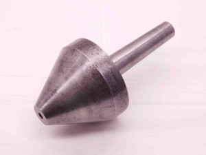 STEEL BULL NOSE LATHE CENTER 2 1/2 TO APPROX 5/8 OD MORSE TAPER #2 SHANK MT2 - BR10647CG4