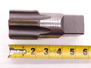 WIDELL 2 1/4 14 H6 HSS BOTTOMING TAP 6 STRAIGHT FLUTE 2.25 THREADING MADE IN USA - BR10671BU5