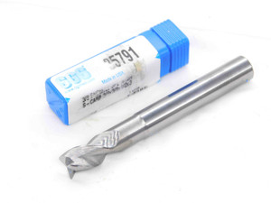 NEW SGS 3/8 O.D. 1/2 LOC .015R CORNER RADIUS CARBIDE END MILL 3 FL 35791 .375 - DM2868CG5