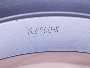 6.8200 CL X MASTER PLAIN BORE RING GAGE 6.8125 +.0075 6 13/16 173.228 mm 6.820