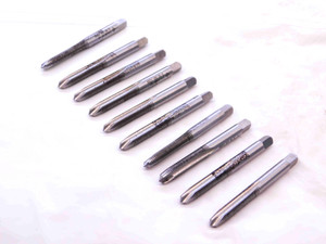 10pcs NEW CLEVELAND 1/4 28 NF H3 HSS PLUG TAP 2 SPIRAL POINT FLUTE .25 C57139 - DCT-NS2137