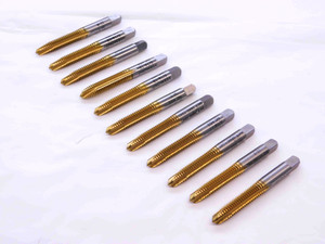 11pcs NEW VERTANIUM 5/16 18 NC GH-5 HSS TiN PLUG TAP 3 SPIRAL POINT FLUTE .3125 - DCT-NS2140