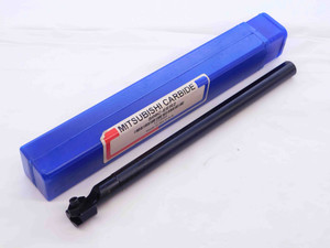MITSUBISHI 1/2 DIA S08C-EER2 COOLANT INDEXABLE BORING BAR .5 THREADING GROOVING - DCT-NS2159
