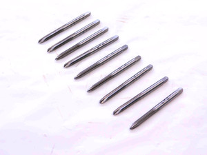 9pcs NEW VERMONT #8 32 NC GH-3 HSS PLUG TAP 2 SPIRAL POINT FLUTE .164 USA MADE - DCT-NS2162