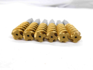 6pcs. NEW HANSON WHITNEY 9/16 18 NF GH-3 HSS TiN BOTTOMING TAP 4 SPIRAL FL .5625 - DCT-DM2929