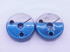 3/8 16 UNC 2A LEFT HAND THREAD RING GAGES .375 GO NO GO P.D.'S = .3331 & .3287 - DW37573CQ5
