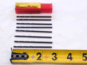 8PCS DORMER #35 BLACK OXIDE HSS AIRCRAFT TYPE B TWIST DRILL BIT 0.11 SHANK .11 - DCT-NS2169