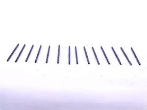 14PCS DORMER 1/16 O.D. BLACK OXIDE HSS AIRCRAFT TYPE B TWIST DRILL BIT .0625 - DCT-NS2170