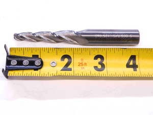 NEW GARR 1/2 OD 3 DEGREE TAPER PER SIDE CARBIDE END MILL 3 FL 50130 .5 .125" RAD - DCT-NS2175