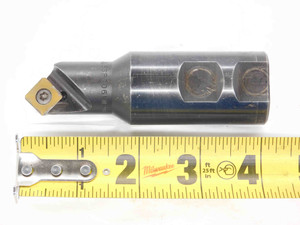 MITSUBISHI 3/8 X 45 DEG INDEXABLE CHAMFER MILL BSPR061W20 1 1/4 SHANK 1 FLUTE - DM2943BY4