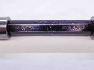 1.0425 & 1.0495 CL X PIN PLUG GAGE GO NO GO 1.0469 +.0026 1 3/64 26.657 CHECK - NS2191SLW