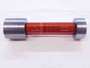 53.800 & 54.200 CL Y mm PIN PLUG GAGE GO NO GO 54.000 -.200 54 2.1181 - NS2214SLW