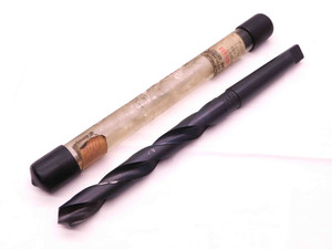 VERMONT 11/16 O.D. HSS TWIST DRILL BIT MORSE TAPER #2 SHANK 4 7/8 LOC .6875 MT2 - BR10734CT2