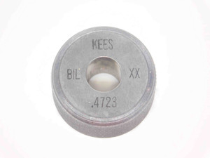 .4723 CLASS XX MASTER PLAIN BORE RING GAGE .4688 +.0035 OVERSIZE 15/32 12 mm - DM3036CT4