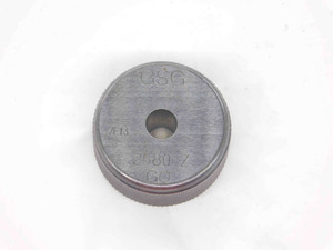 .2580 CL Z MASTER PLAIN BORE RING GAGE .2500 +.0080 OVERSIZE 1/4 6.553 mm .258 - DM3038CT4