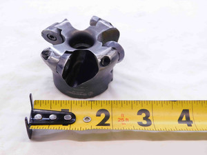 GREENLEAF 2 1/2 O.D. FACE MILL 532555 3/4 PILOT 5/16 KEY HOLDS 4 INSERTS - NS2302CG5