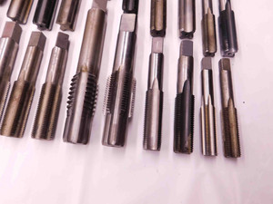 LARGE LOT OF VARIOUS SIZES AND TYPES OF HSS TAPS SPIRAL STRAIGHT CNC MACHINIST - BR10762CN4