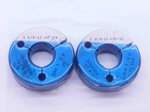 1 1/8 12 UNF 2A MODIFIED THREAD RING GAGES 1.125 GO NO GO PD'S = 1.0661 & 1.0601 - DW37639CQ5