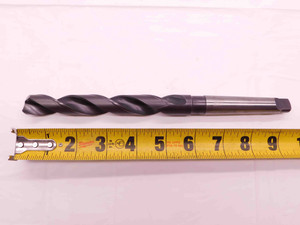 NACHI 3/4 O.D. HSS FLAT BOTTOM TWIST DRILL BIT MORSE TAPER #2 SHANK .75 MT2 - BR10783CT2