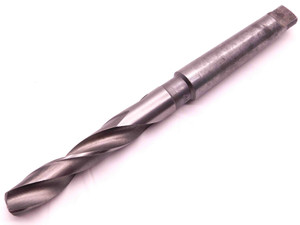 39/64 O.D. HSS FLAT BOTTOM TWIST DRILL BIT MORSE TAPER #2 SHANK .6093 MT2 CNC - BR10785CT2
