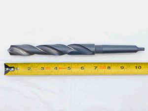 7/8 O.D. HSS TWIST DRILL BIT MORSE TAPER #2 SHANK 5 1/4 LOC 10 1/2 OAL .875 MT2 - BR10787CT2