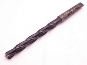 PTD 19/32 O.D. HSS CORE TWIST DRILL BIT MORSE TAPER #2 SHANK 5" LOC .5937 MT2 - BR10789CT2