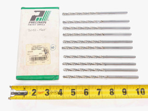 10PCS PRECISION DRILL 15/64 O.D. HSS TAPER LENGTH DRILL BIT DCT 2032-1951 .2343 - DCT-DM3091