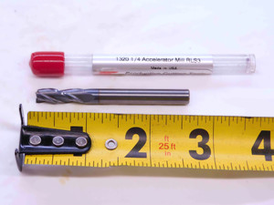 NEW IMCO 1/4 O.D. 1" LOC TiCN CARBIDE END MILL 1/4 SHANK 3 FLUTE 1320 RLS3 .25 - DCT-NS2386