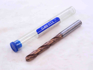 GARR 7.40mm TiAlN CARBIDE COOLANT JOBBER LENGTH TWIST DRILL BIT 25535 8mm SHANK - DCT-NS2402
