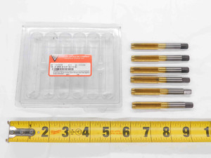 6pcs. NEW VERMONT 1/8 27 NPSF HSS TiN COATED PIPE TAP 3 STRAIGHT FL .125 DRYSEAL - DCT-DM3109
