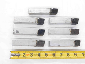 7pcs. CARBOLOY BL12 - 883 CARBIDE TIPPED TOOL BIT 3/4" SQUARE SHANK 4 1/2" OAL - DCT-DM3114